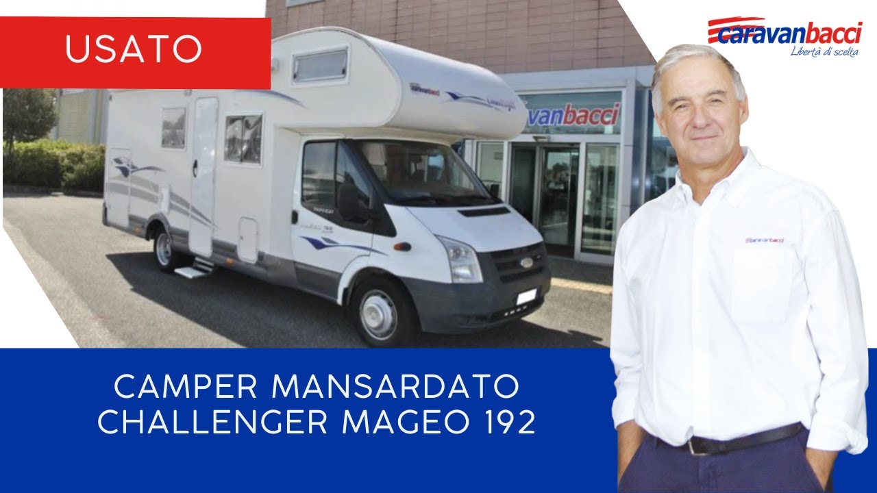 Presentazione camper mansardato Challenger Mageo 192 | Usato
