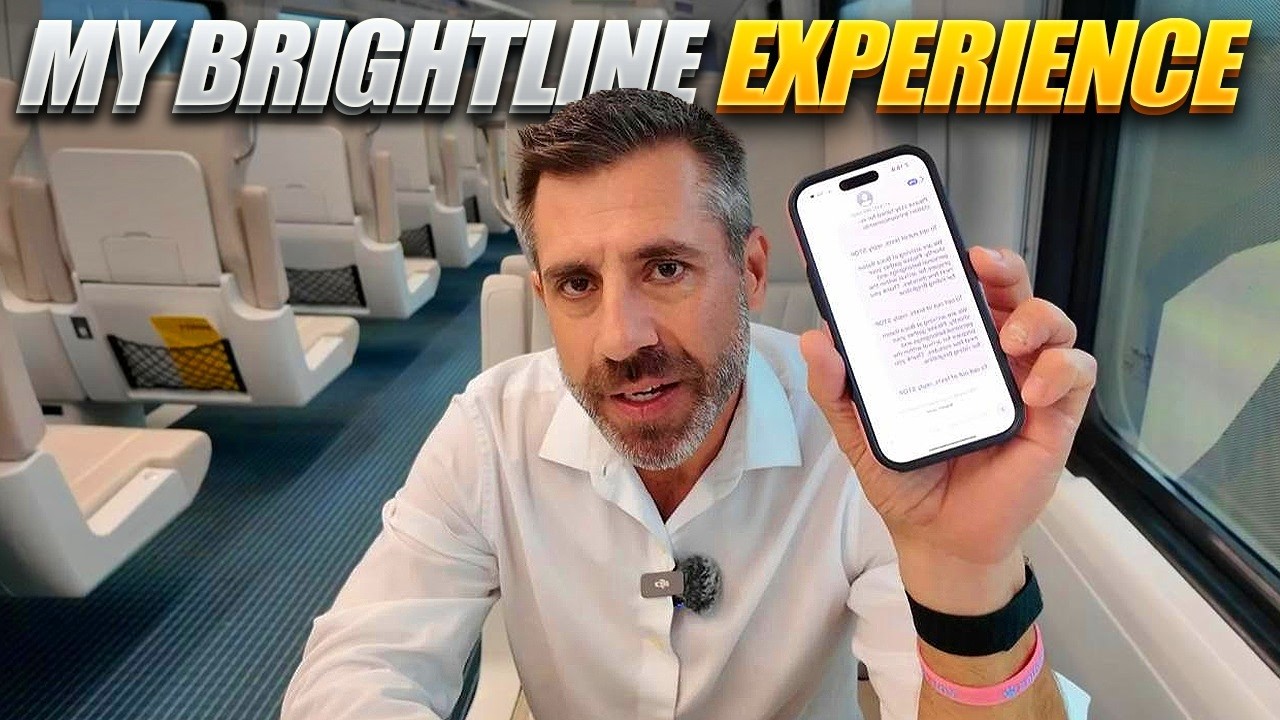 Я воспользовался поездом Brightline, чтобы вам не пришлось этого делать.