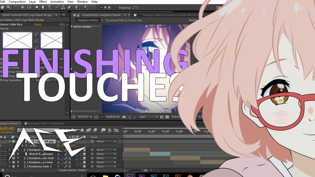 Twitch + Transitions + Color Correction - After Effects AMV Tutorial (UNCUT)