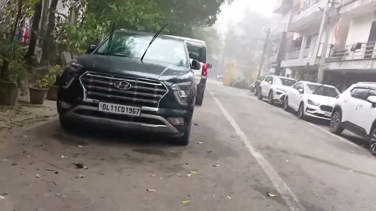 walking on road