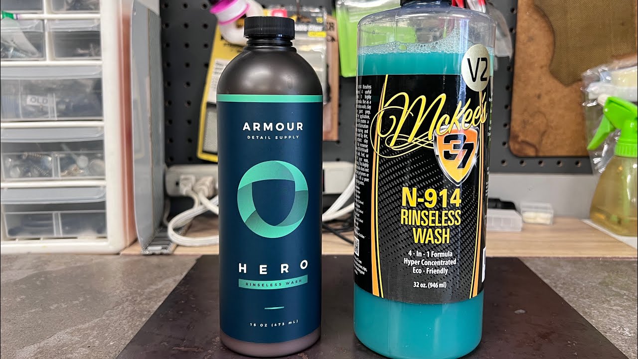 Armour Detail Supply Hero vs McKee's 37 N914 V2 - Rinseless Wash Battle