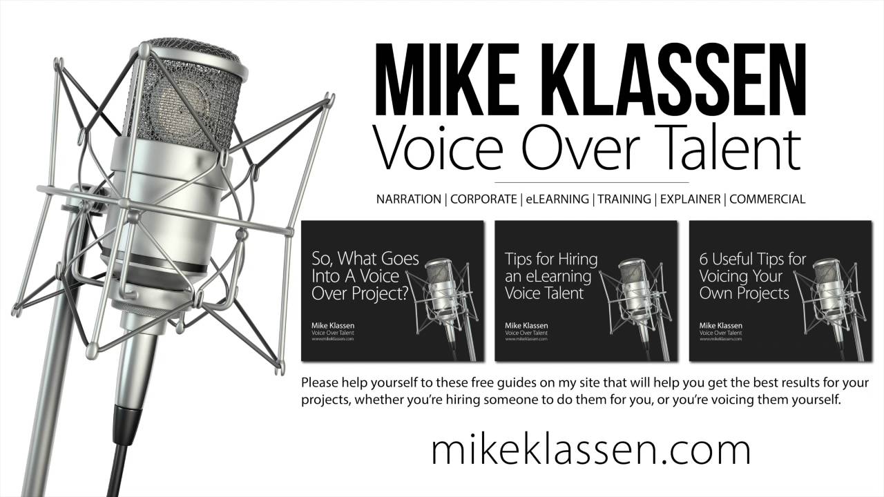 Mike Klassen &ndash; Voice Over Talent