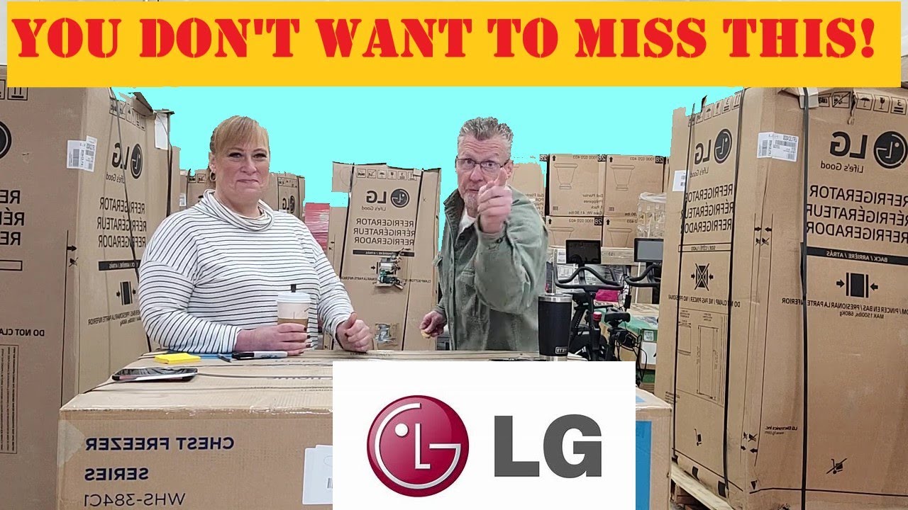 We bought 6 pallets of SALVAGE appliances from LG.  This unboxing could be the biggest MISTAKE ever!