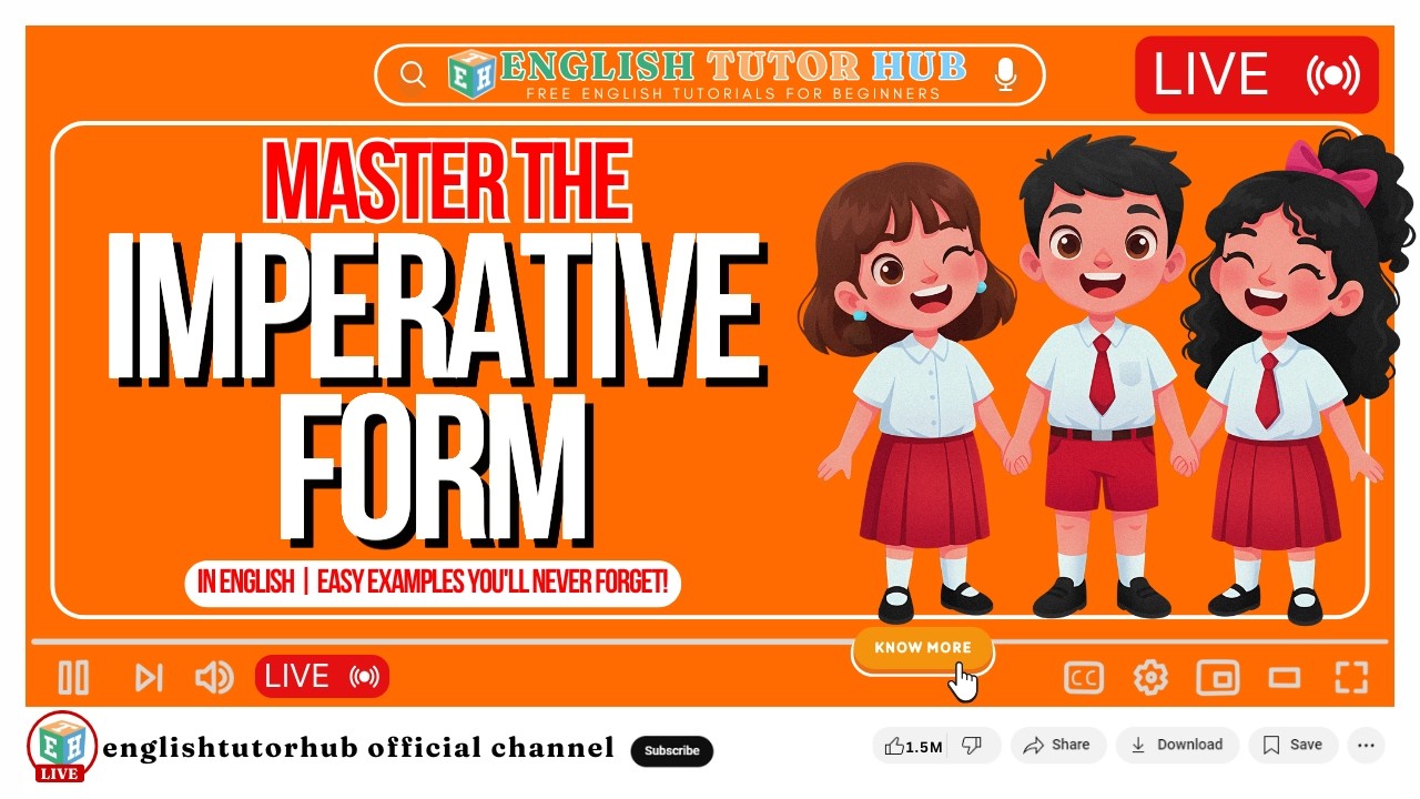 Master the Imperative Form in English | Easy Examples You'll Never Forget!