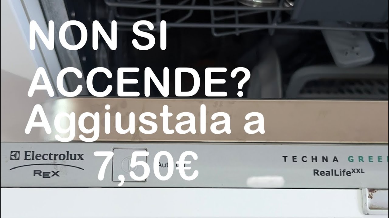 Rex Electrolux non funziona! Non buttarla…aggiustala per 7,50€#lavastoviglie #faidate#electrolux 