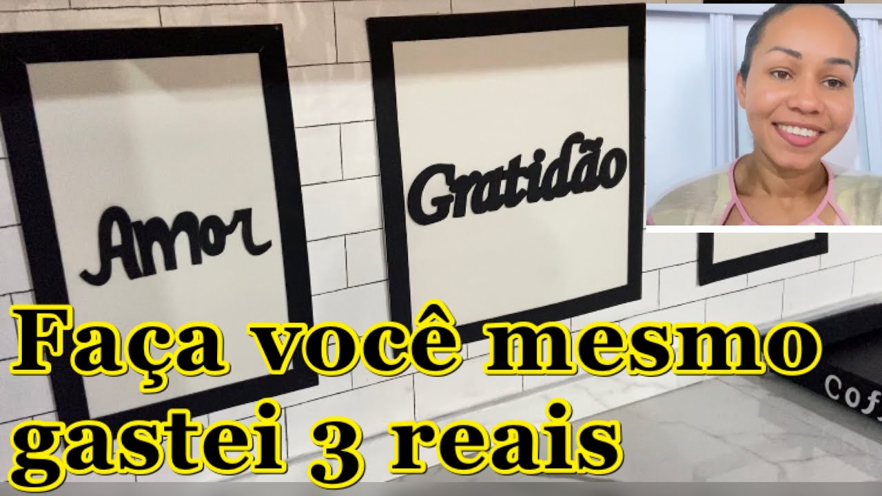 O JEITO MAIS FÁCIL QUE EXISTE  FIZ QUADROS PRO QUARTO 😍COMO FAZER QUADROS e OS NOMES