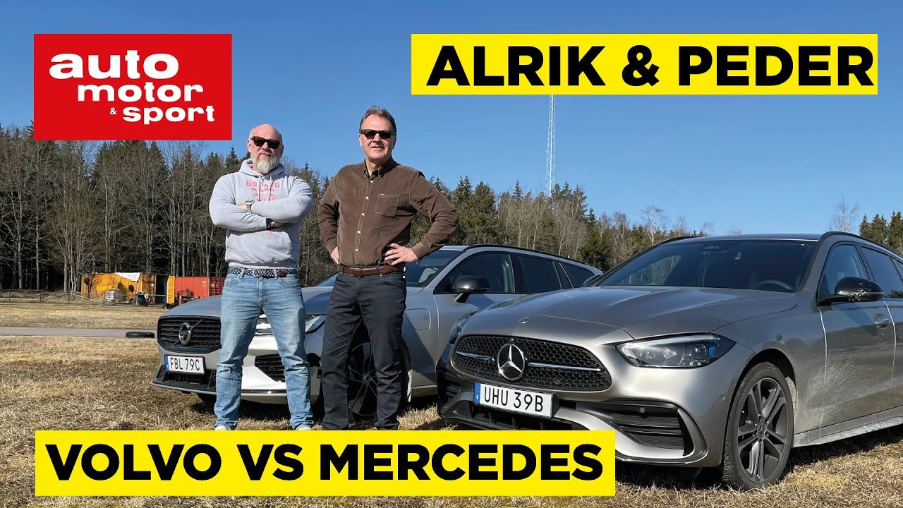 Förnuft & Känsla: Laddhybriderna Mercedes C 300 e och Volvo V60 Recharge T8