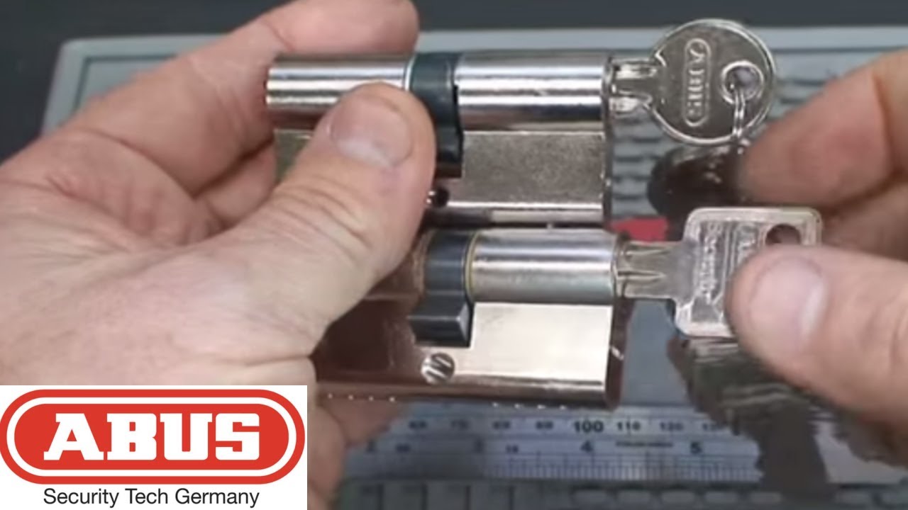 (52) Abus Euro Cylinder 5-Pin Model C83 Picked Open