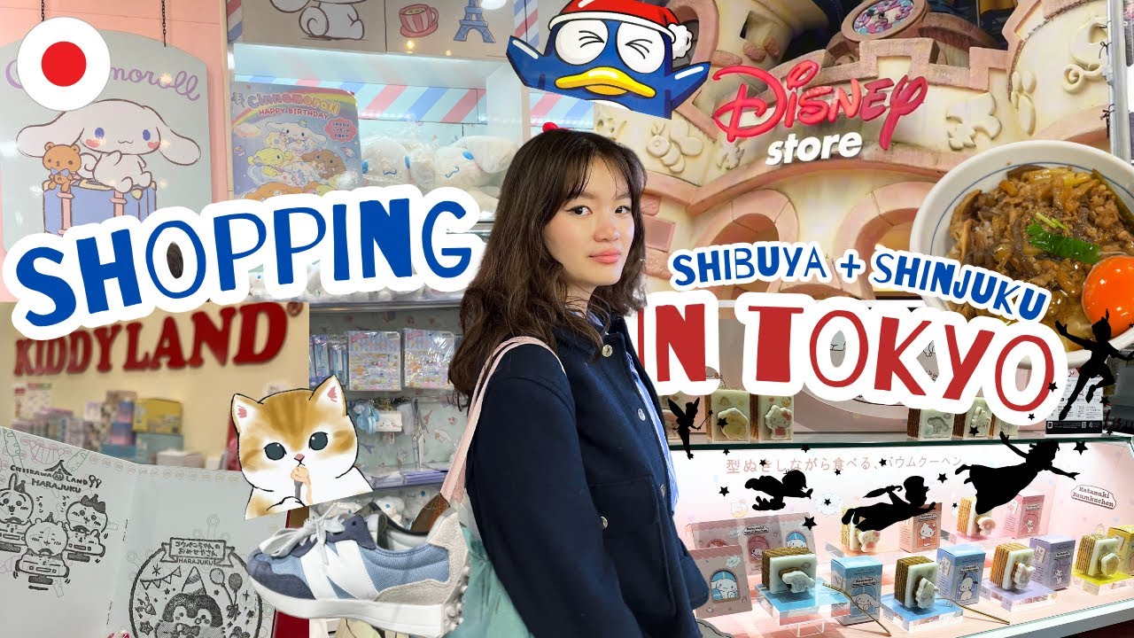 JAPAN VLOG: Shopping in Shibuya, Sanrio, Kiddyland, Mofusand, Disney, Donki Shinjuku, Alpen Tokyo ♡
