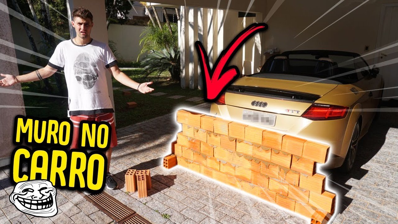 CONSTRUI UM MURO EM VOLTA DO CARRO DO REZENDE - TROLLANDO REZENDE [ REZENDE EVIL ]