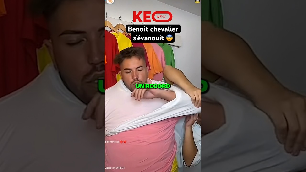 BENO&Icirc;T CHEVALIER S&rsquo;&Eacute;VANOUIT EN LIVE TIKTOK 😨#shorts #drama #benoitchevalier #springonshorts #tiktok