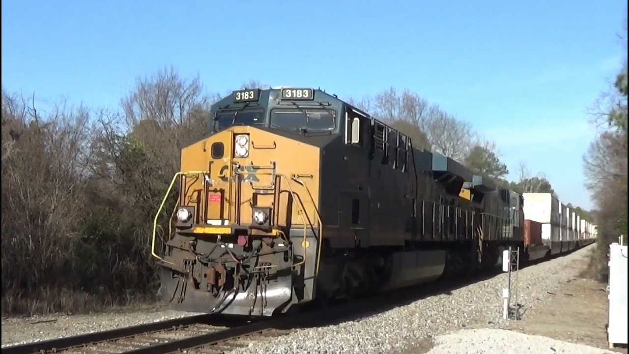 CSX X144 Rerouted Intermodal in Augusta, GA 2/17/26