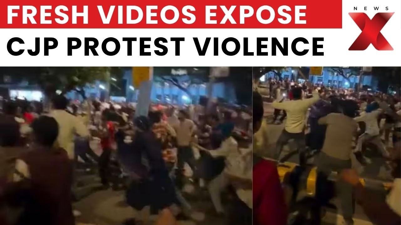 CJP Protest: Fresh Footage Shows Stone Pelting on RAF Vehicle During Protest | NewsX