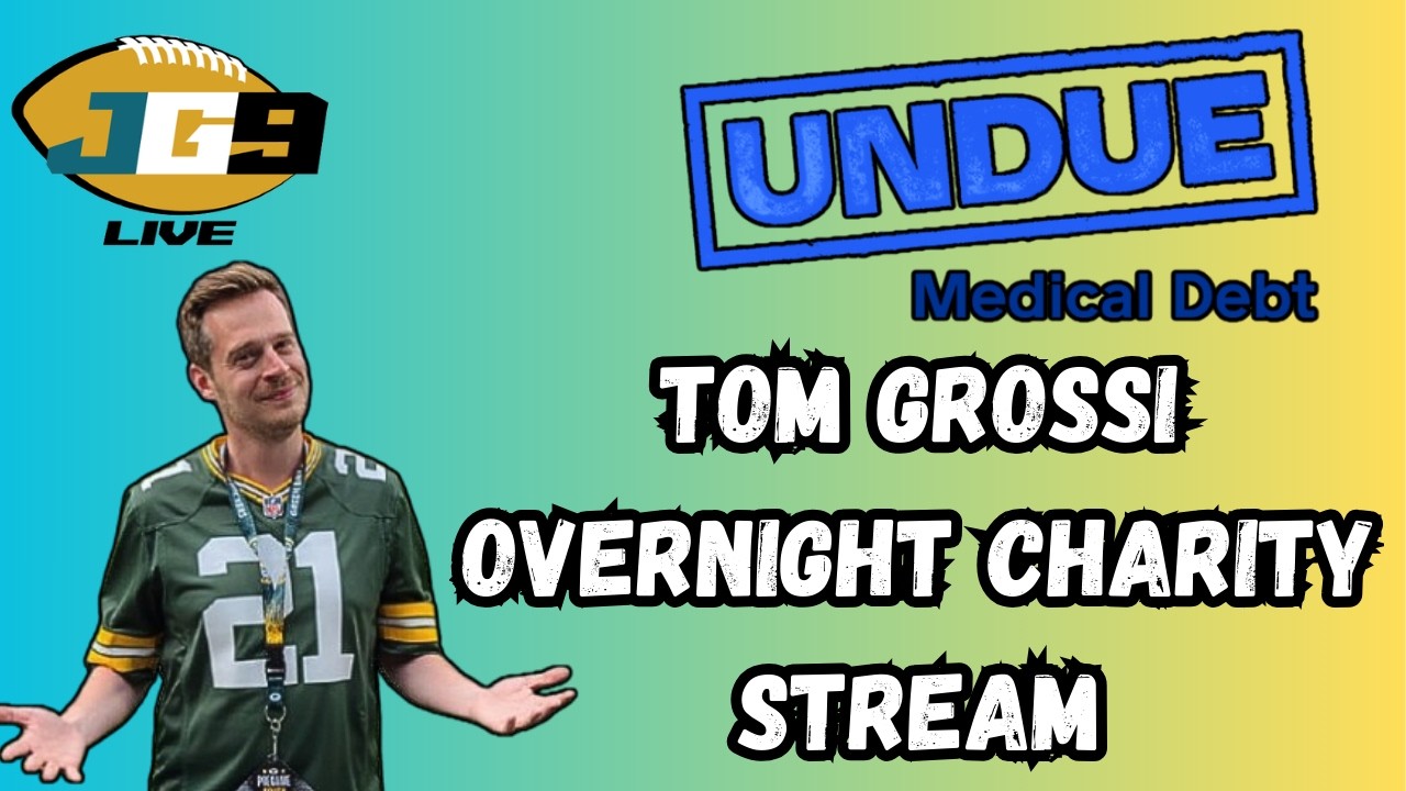 Tom Grossi Overnight Charity Stream for Undue Medical Debt