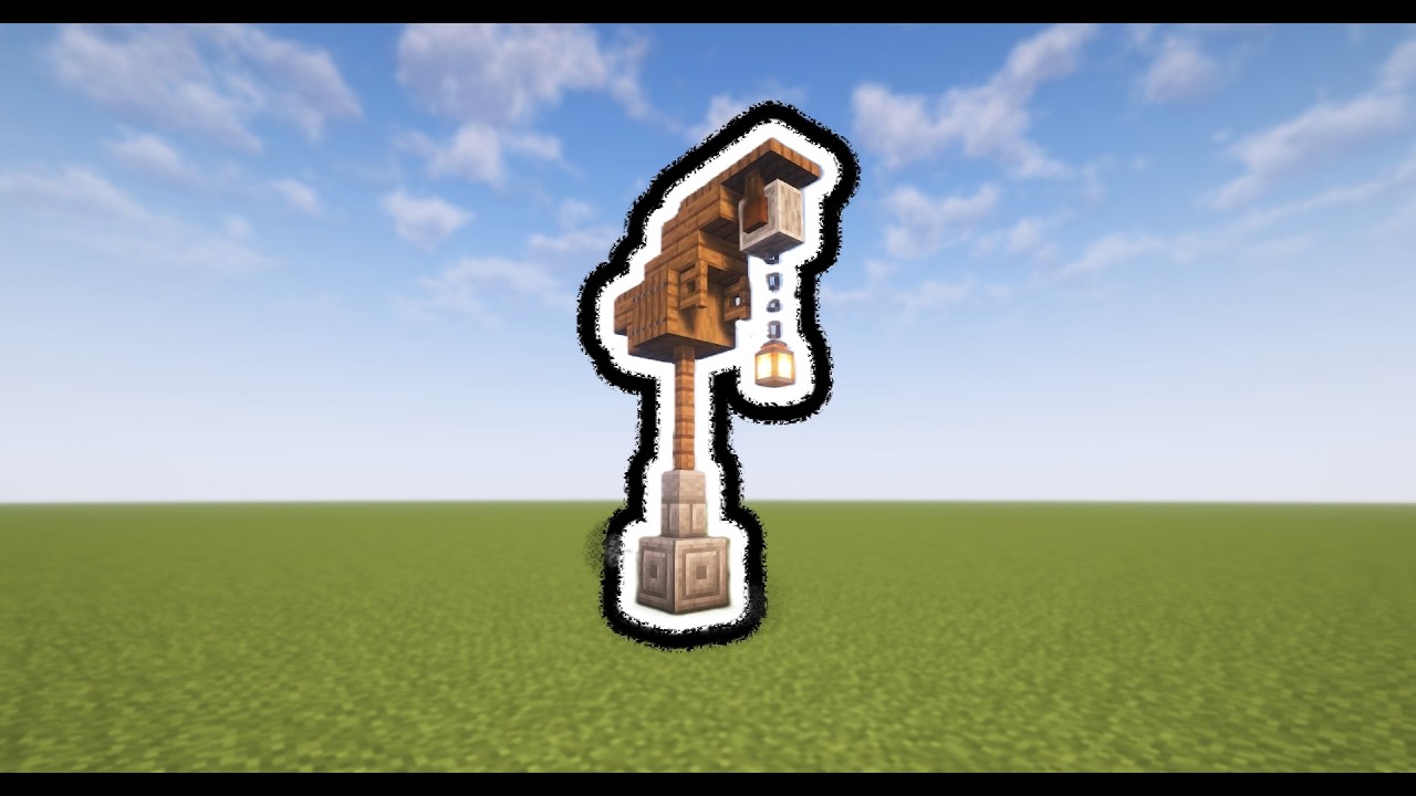 Minecraft Lamp Post Tutorials