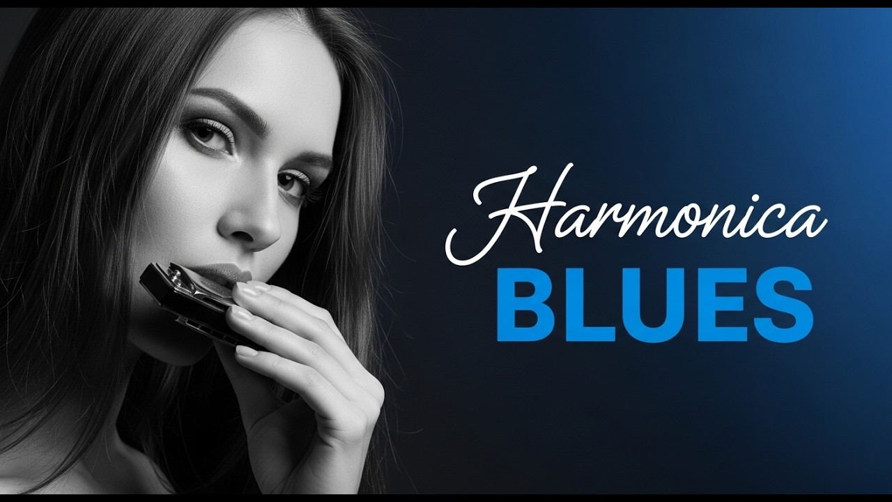 Slow Blues Harmonica Instrumental | Relaxing Blues Music for Late Night