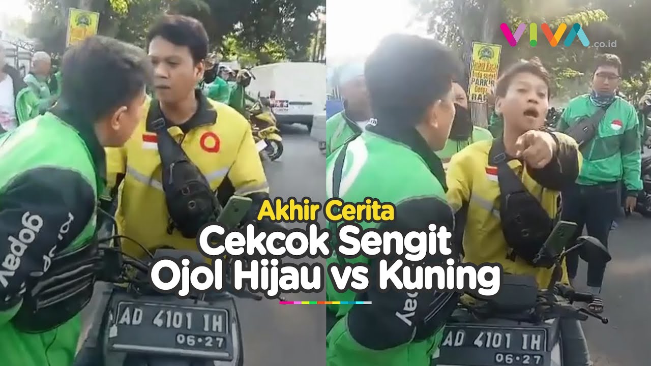 Duel Ojol Hijau Vs Kuning Gegara Daerah Terlarang, Polisi Angkat Bicara