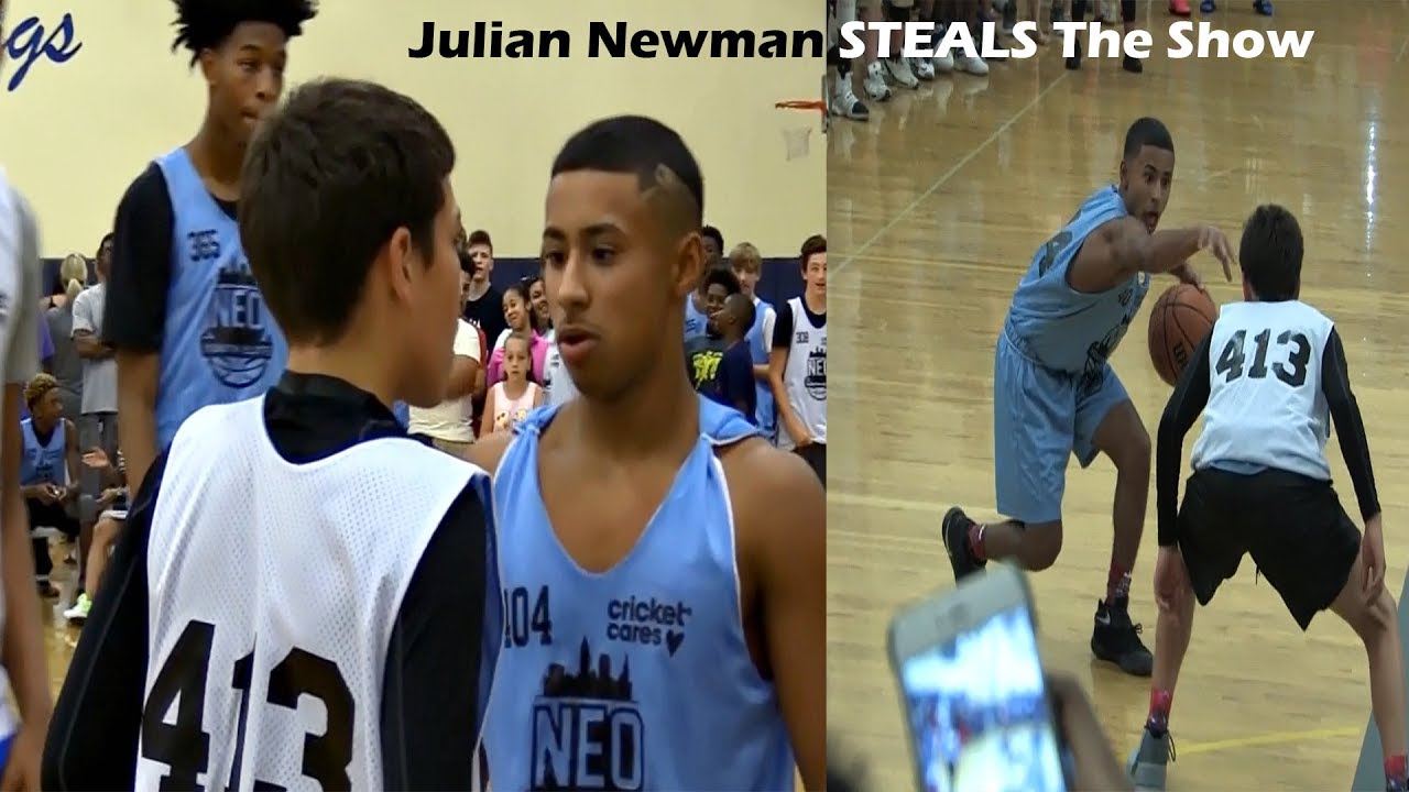 &ldquo;HE CAN&rsquo;T GUARD ME!&rdquo; Julian Newman Steals The Show! NEO Youth Elite Camp 2017