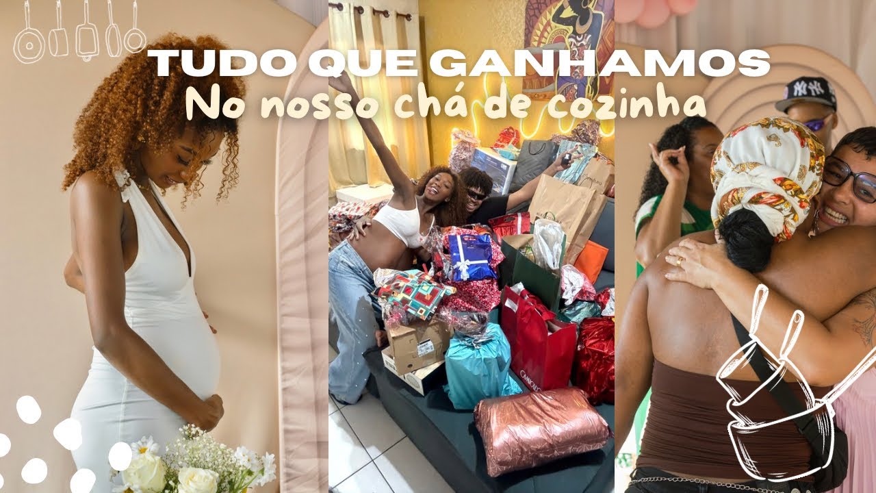 TUDO QUE RECEBEMOS NO NOSSO CHÁ DE COZINHA