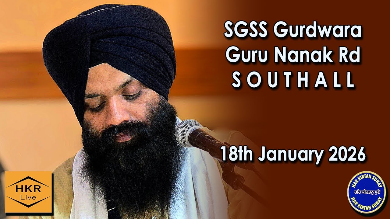 Bhai Jaspreet Singh Ji (Jawaddi Kalan) - SGSS Guru Nanak Rd, Southall 18.01.26 @jaspreetsingh6691