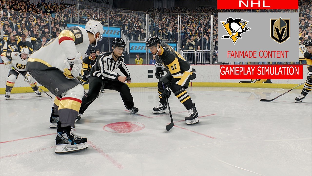 NHL Gameplay Simulation 🔥 Pittsburgh vs Vegas | Fanmade Hockey Match