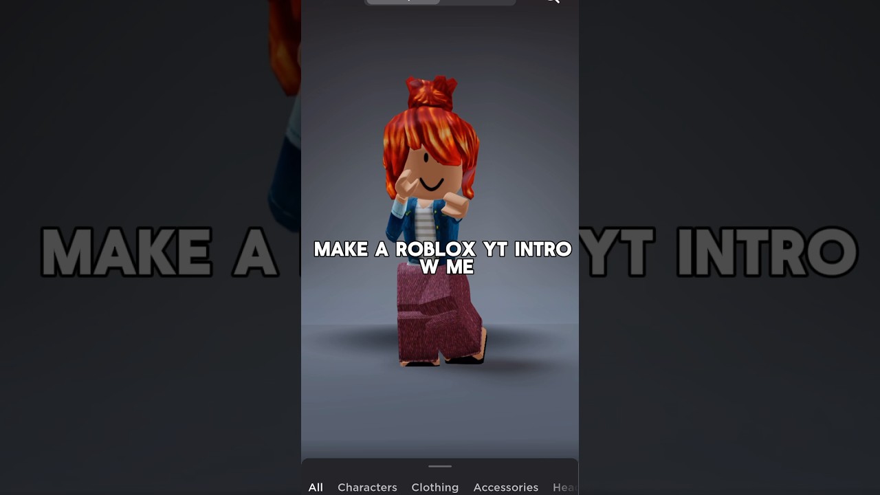 New intro!! #roblox #catalog #edit #youtube #intro #roblox #capcut #moblie