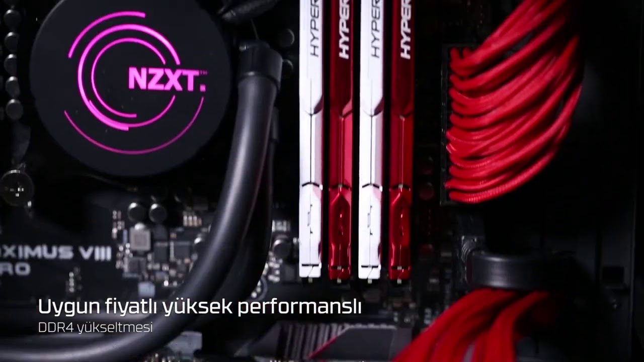Memoria Kingston 16gb 4x4 Ddr4 2400mhz Hyperx Black Fury Gamer Preta Original Hx424c15fb/4