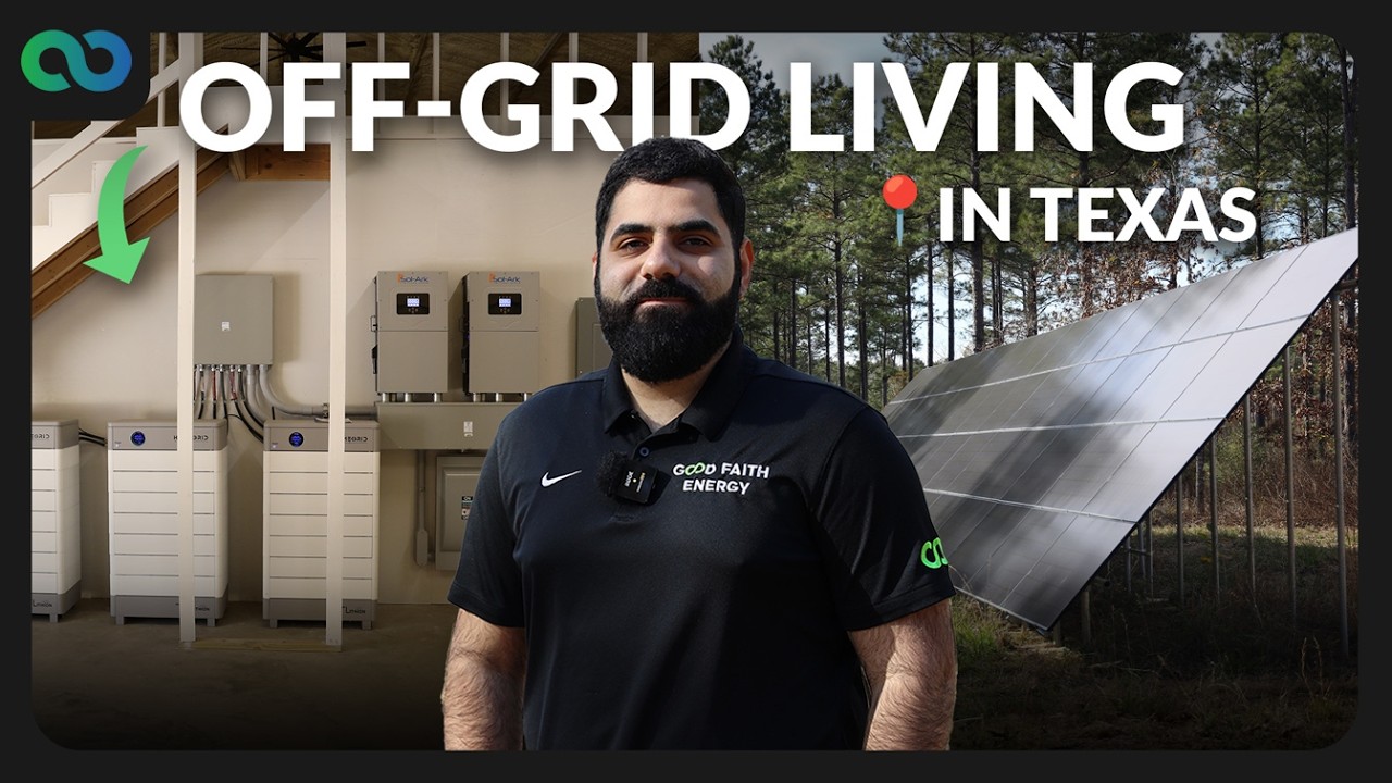 Off-Grid Living in Texas | Solar & Battery System Setup