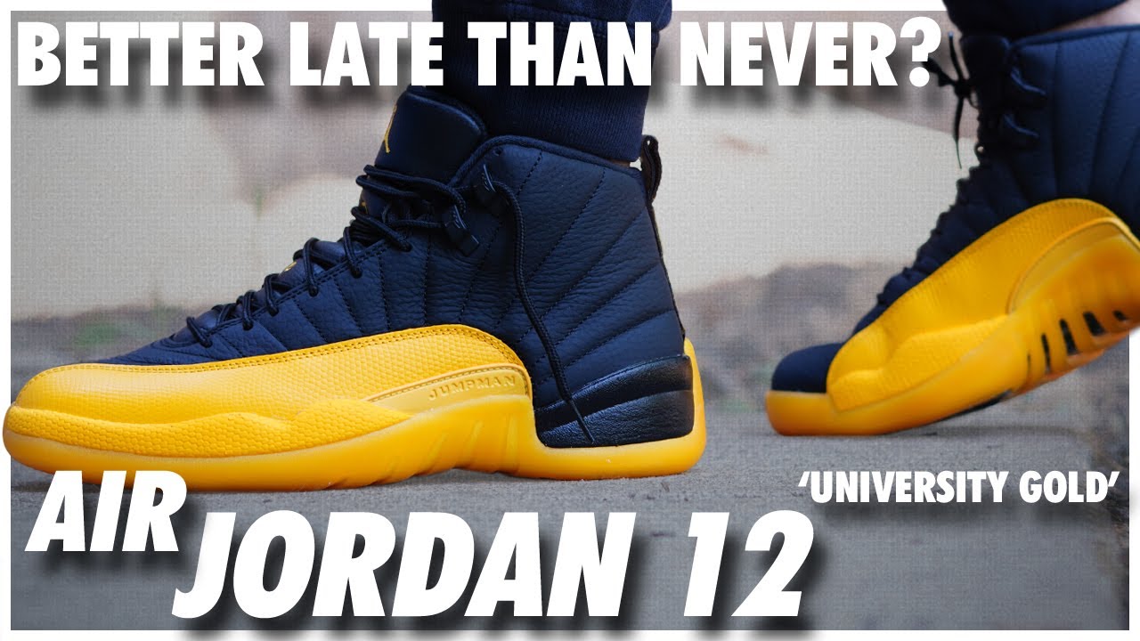 Air Jordan 12 University Gold