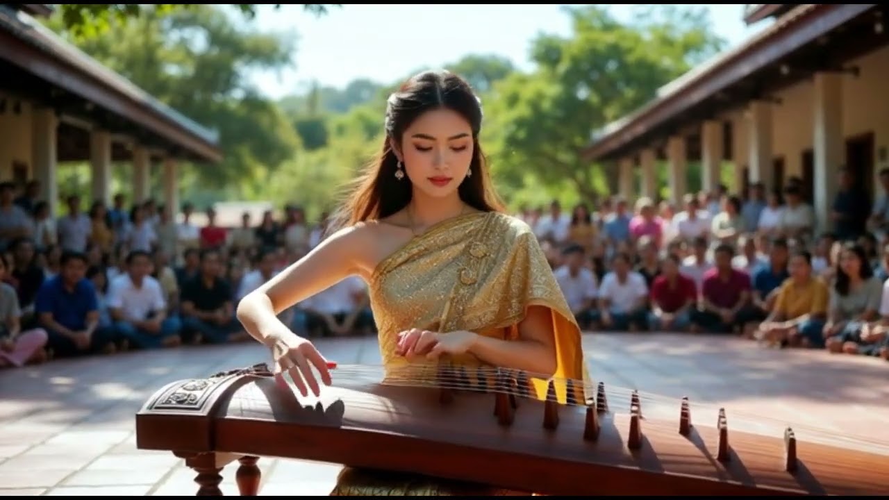 ยิ้มสดใสในยุคโบราณ 🌞🏯🎵Smiling Across Dynasties 🌞🏯🎵《笑舞古朝》🌞🏯 #guzheng
