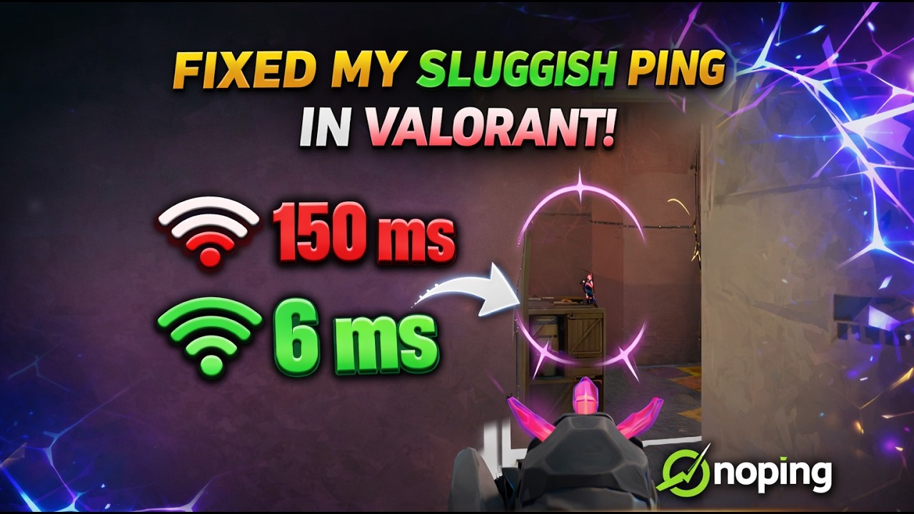 How I fixed my Ping in Valorant (6ms with NoPing)