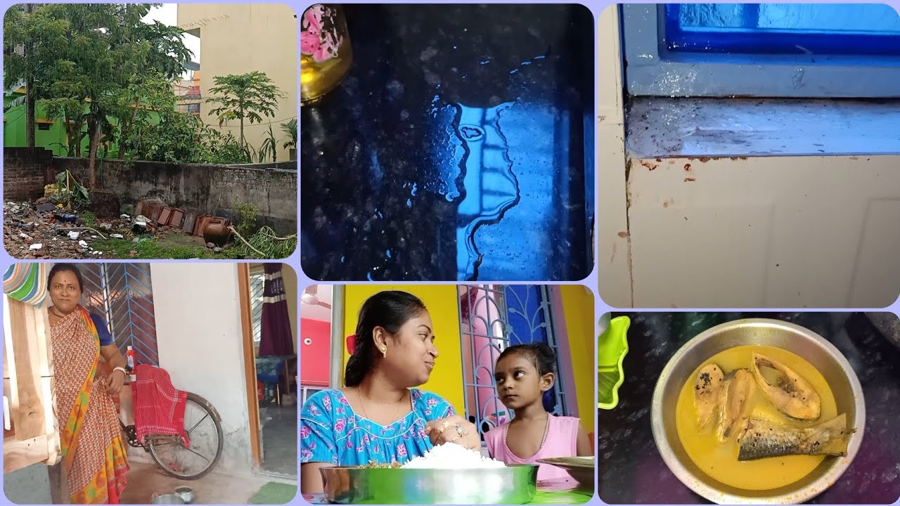 নতুন বাড়িতেও হুড়মুড়িয়ে ঢুকছে বৃষ্টির জল,এআর পেছন ছাড়লো না,বৃষ্টি মাথায় ছুটলাম শ্বশুরবাড়ি।