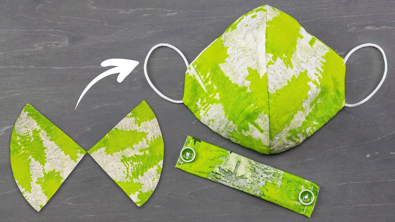 Breathable Face Mask with Nose Wire + Ear Saver | Face mask sewing tutorial | Mask making at home