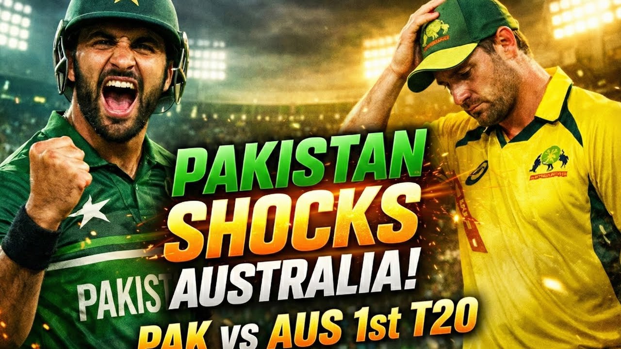 Pakistan Shock Australia! 🇵🇰🔥 | 1st T20 Full Match Story | Pak vs Aus