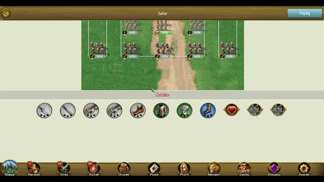 Throe fight archer and faction war tactics(War seat + marshall)
