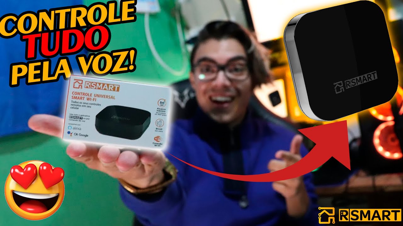 ESSE APARELHO É SENSACIONAL! RSMART Controle Universal Inteligente!