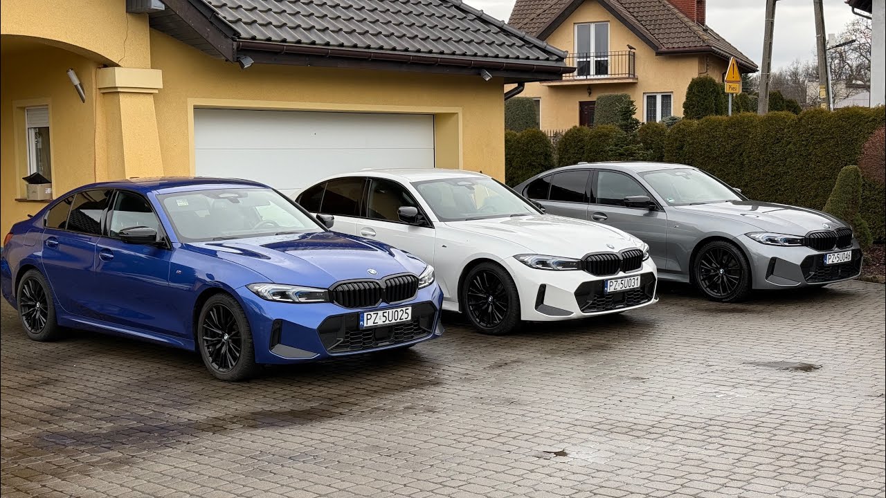 BMW 320d G20 190KM M Sport White, Gray, Blue
