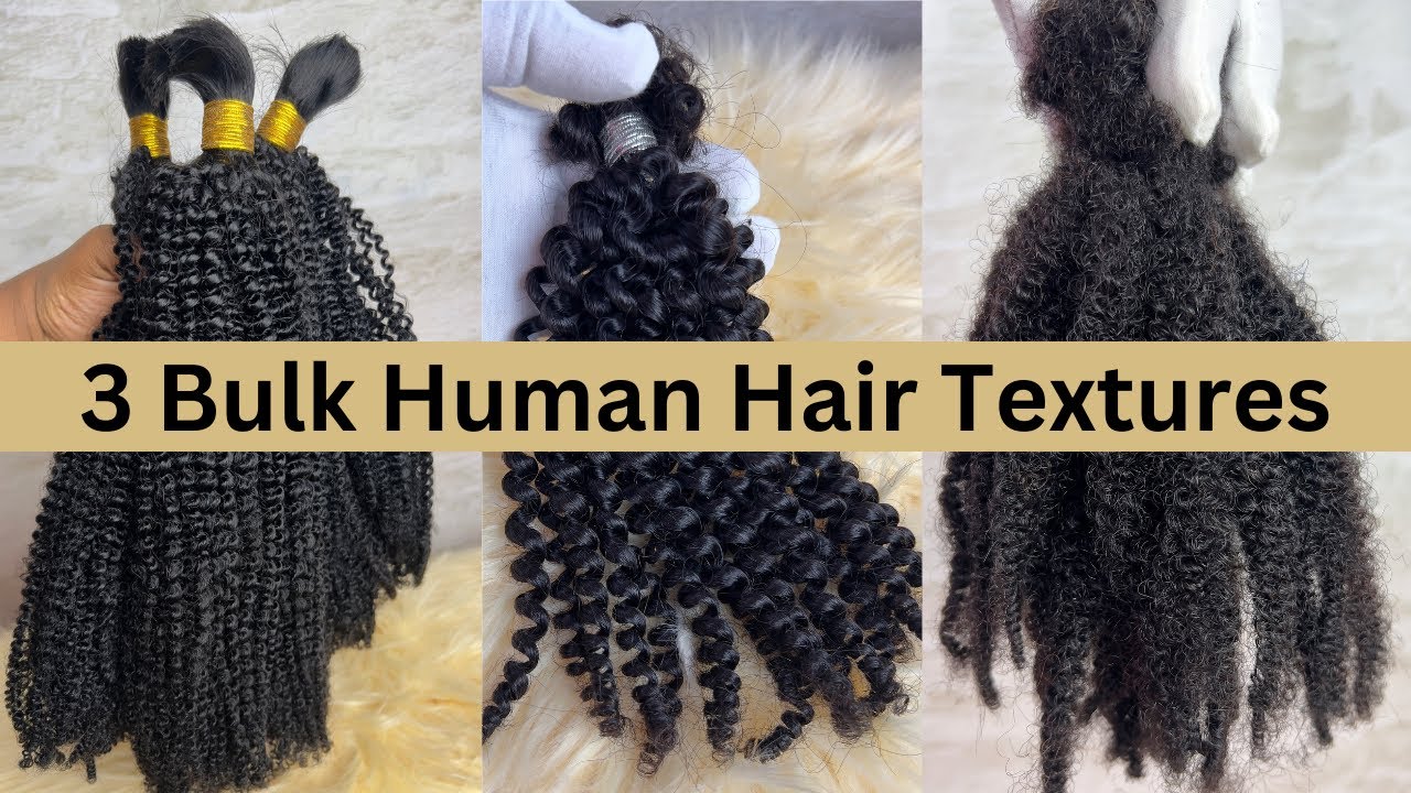 Bulk Human Hair Extensions: Using 3 simple methods to install it | Afro Kinky Curly Hair