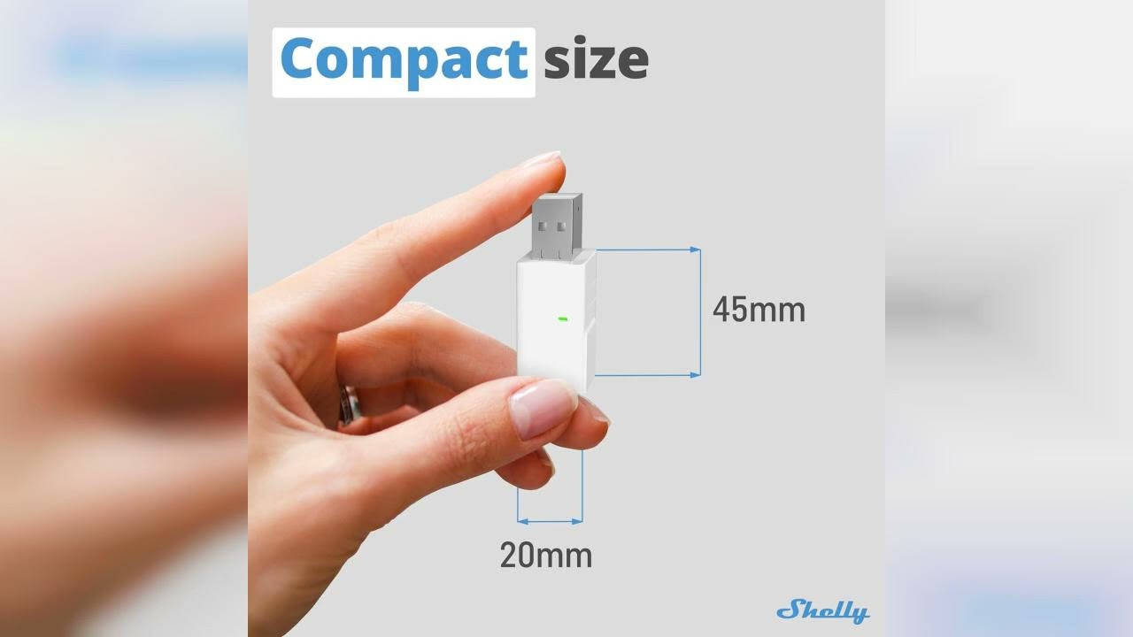 Review: Shelly BLU Gateway | Bluetooth WiFi Gateway in a USB-A dongle | Home Automation | Comp...