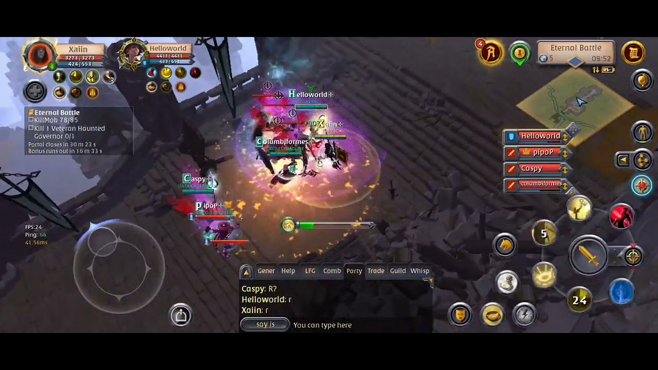 ETERNAL BATTLE HCE MAP 18 (HEAL POV) || Albion online