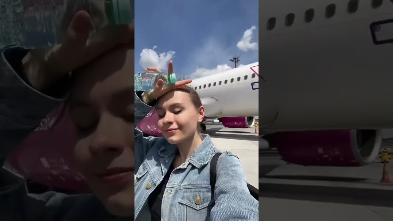 Vlog z mojego pierwszego lotu samolotem! ✈️ #first #flight #shorts