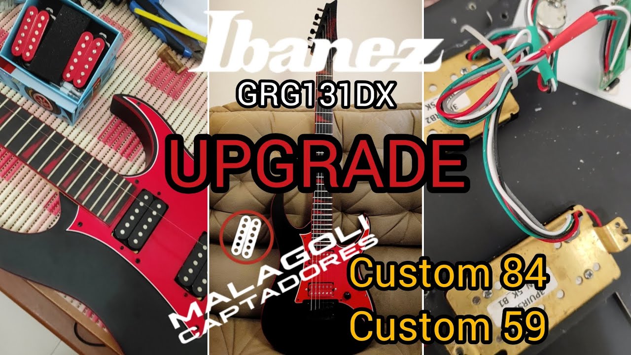 TRANSFORMEI minha Ibanez GIO em uma MÁQUINA DE SHRED! (Malagoli Custom 84 & 59) 🎸🔥