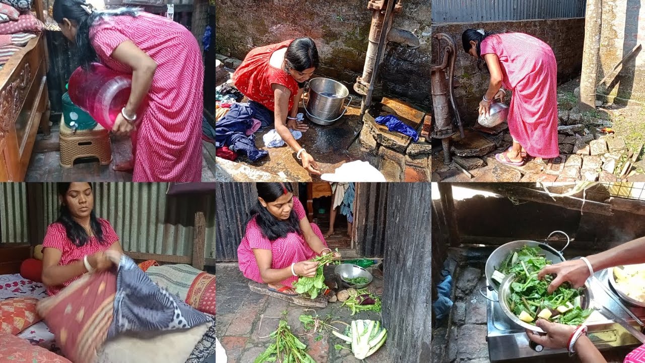 সারাদিন পর বিকেল বেলায় বিছানায় চাদর পাতলাম