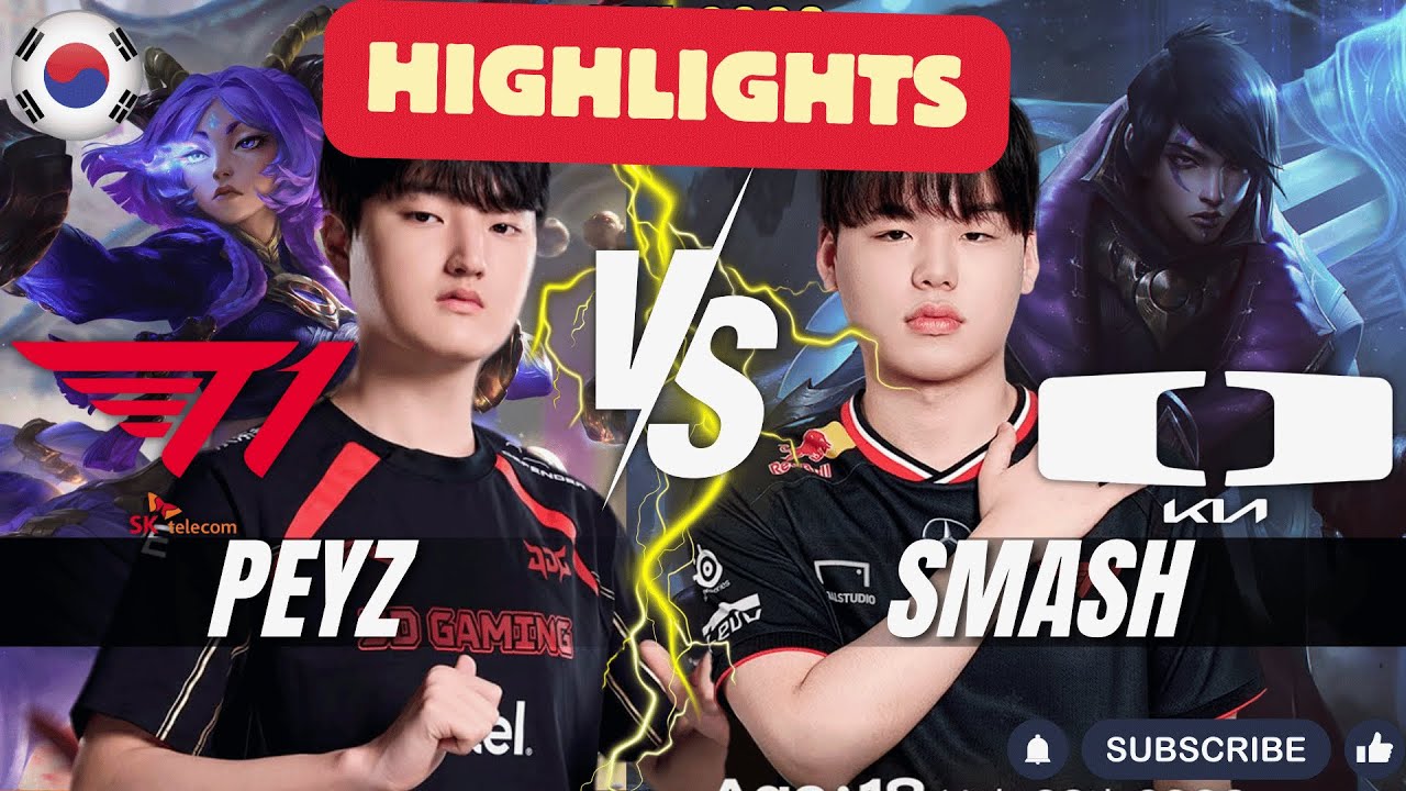 T1 Peyz vs DK Smash HIGHLIGHTS - Peyz YUNARA vs Smash APHELIOS ADC - Patch 26.3 KR Ranked | lolrec