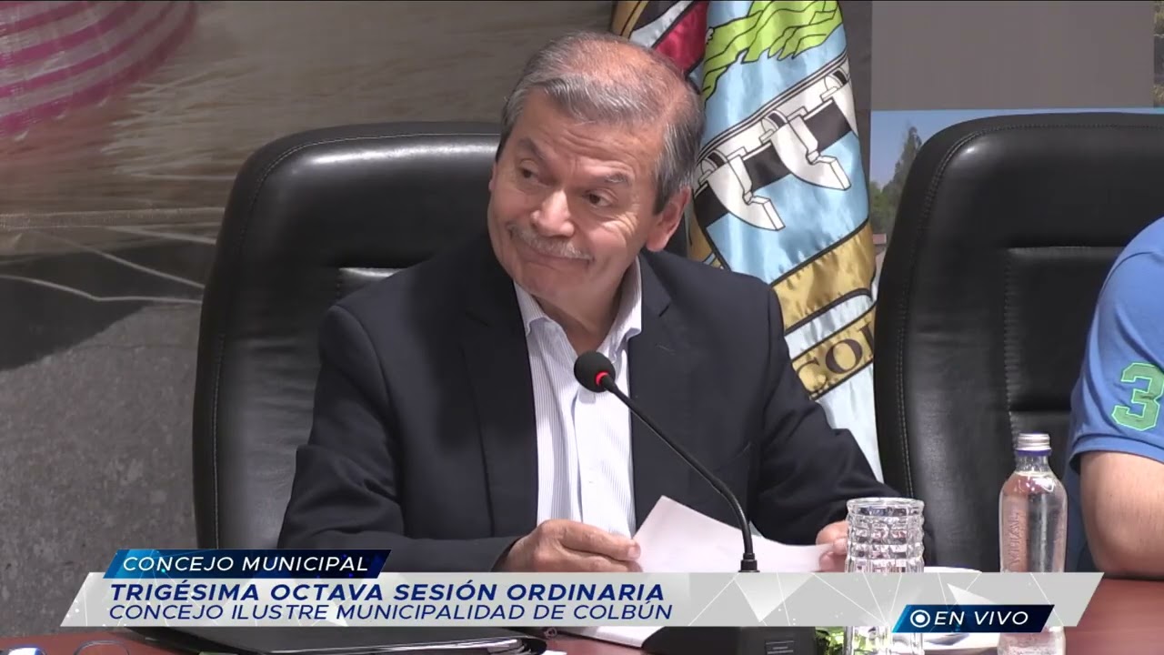 TRIGÉSIMA OCTAVA SESIÓN CONCEJO MUNICIPAL