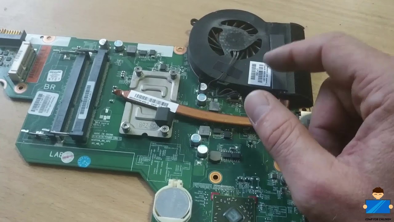 Разбор, подготовка ноутбука HP Compaq CQ58, который уйдет на подарок ребенку в Талдыкорган