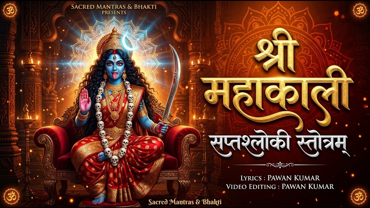 Shri Kali Saptashloki Stotra | Mahakali Mantra | Navratri Special Kali Stotra | Devi Bhakti