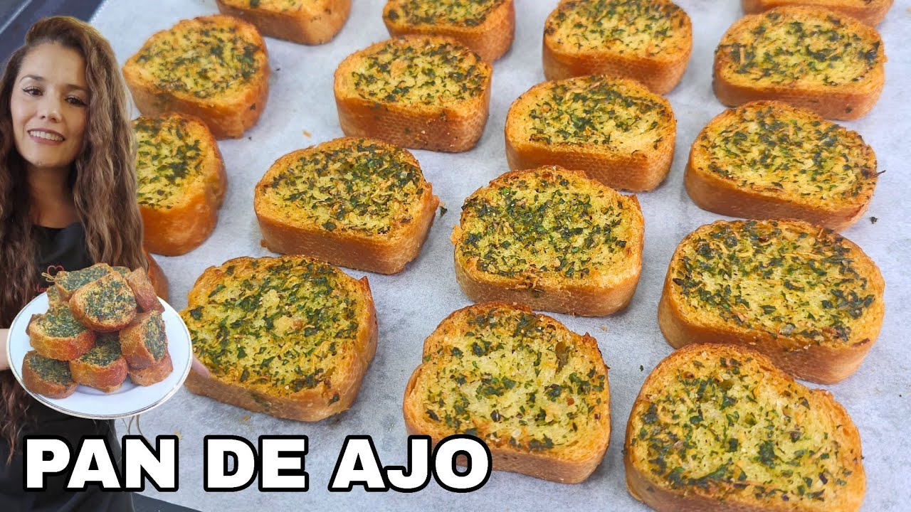 Cómo preparar PAN de AJO ¡rápido y FÁCIL!