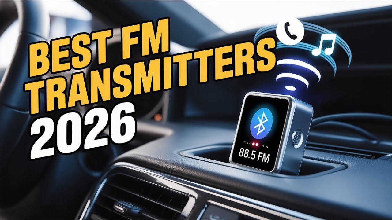 Top 5 Best Bluetooth FM Transmitters For Music & Calls in 2026! 🚗🎶📞
