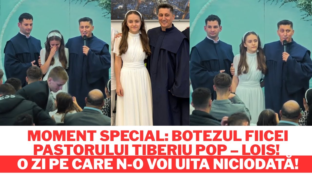 Moment special: Botezul fiicei pastorului Tiberiu Pop &ndash; Lois! O zi pe care n-o voi uita niciodată!